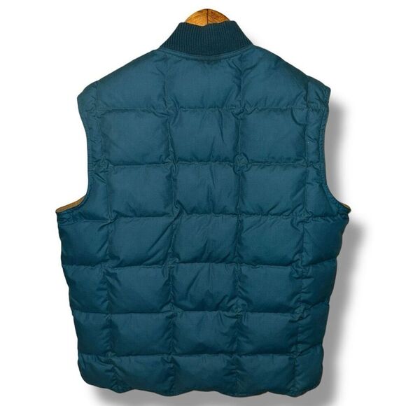 Teal Eddie Bauer Goose Downlight Quilted Vest Sz M - Picture 6 of 6